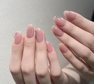 ネイル By moonネイル 🌷ワンホン/韓国風のネイルデザイン