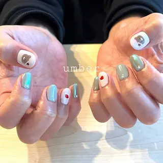 ネイル umber 三茶1分のネイルデザイン