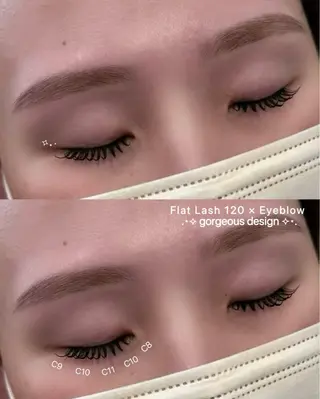 マツエク・マツパ epill Lenna .🦋のマツエク・マツパデザイン