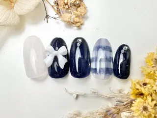 ネイル ネイルPetit Ribbonのネイルデザイン