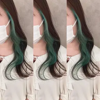 カラー 渋谷:インナーカラー ／🍒エリカ🍒のヘアスタイル