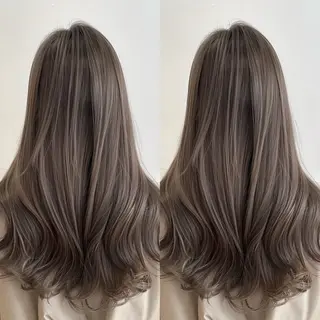 ロング シールエクステ/ ダブルカラー/茉央のヘアスタイル