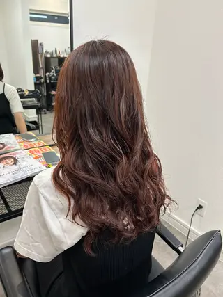 ロング カラー パーマ ﾖｼﾀﾞ ﾕｶのヘアスタイル