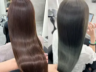 ロング カラー Ardore 韓国風カラー大阪のヘアスタイル