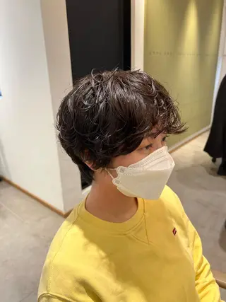 ショート メンズカット /パーマ🍀田畑玖音のヘアスタイル