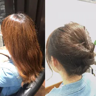 セミロング カラー Rise Heart 中村 裕介のヘアスタイル