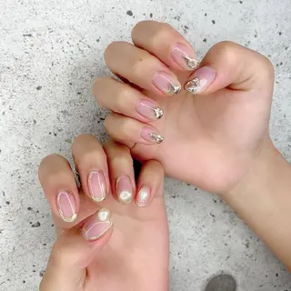 ミディアム カラー パーマ ヘアアレンジ メンズ キッズ ネイル マツエク・マツパ Salon Ｋのネイルデザイン