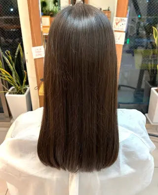 ロング 三瓶 公子のヘアスタイル