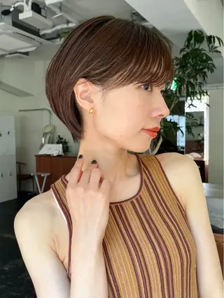 ショート 銀座 ショートヘア Nakasanのヘアスタイル