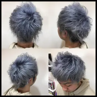 カラー 似合わせ/ブリーチ カラー.岡田友仁のヘアスタイル