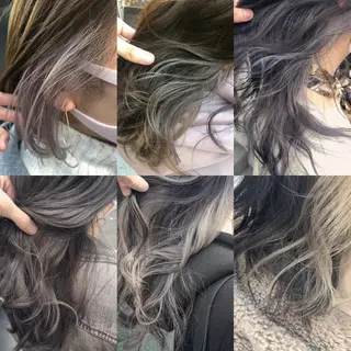 ミディアム 原宿サロン代表 デザインカラー伊藤卓のヘアスタイル