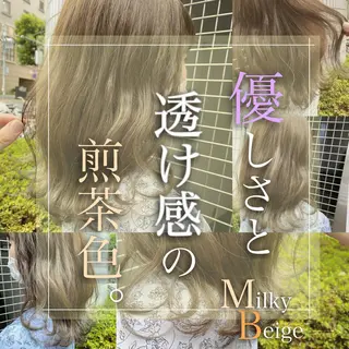 セミロング カラー 完全美髪特化 髪質改善/島　悠輔のヘアスタイル