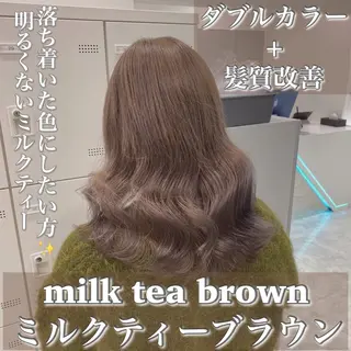 セミロング カラー 🌿透明感赤み消し Keishin🌿のヘアスタイル