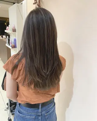 ロング カラー 似合わせカラー/艶 髪質改善/ヨシザキのヘアスタイル