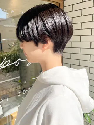 ショート Repos SENDAI所属・⭐️バッサリカット モデル募集⭐️佐野のヘアスタイル