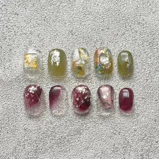 ネイル 自由が丘サロン あやめ💅のネイルデザイン
