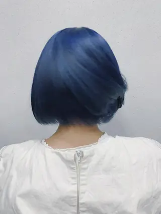 ショート カラー ボブパーマコテ巻き風 パーマNo1深江秀平のヘアスタイル