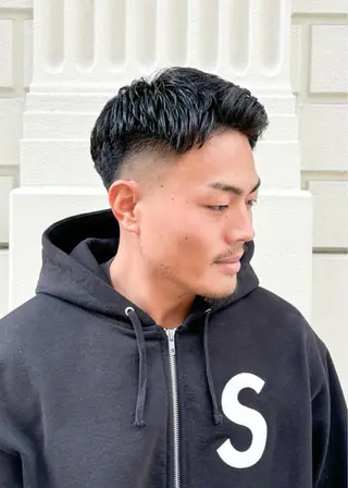 ショート メンズ DAD　BARBERSHOP所属・三宮メンズカット ヨシイッキのヘアスタイル