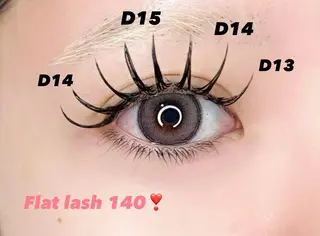 マツエク・マツパ Bloomy中目黒 meiaのマツエク・マツパデザイン