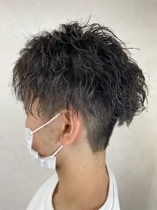 ショート パーマ Eir-LUXE-所属・Eir-LUXE- 代表　鈴木翔平のヘアスタイル