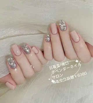 ネイル ラベンダー💖日暮里 ルル💖ネイルのネイルデザイン