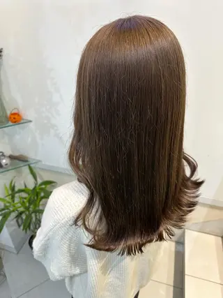 ロング カラー 透けるbrown カラー🎗♡yukaのヘアスタイル