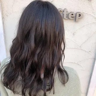 セミロング カラー Baby Step ウエノのヘアスタイル