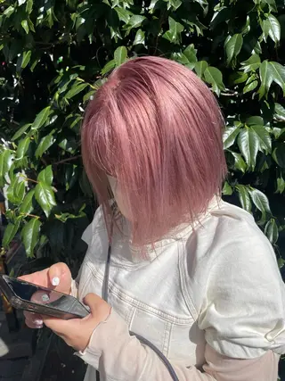 ショート ワンホンヘア ケラチン/Kaitoのヘアスタイル