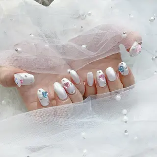 ネイル パーツ全部¥110 サロンミミのネイルデザイン