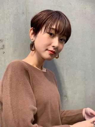 ショート レイヤー/韓国❣️ 髪質改善/e_kiのヘアスタイル