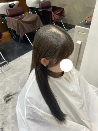 ロング 寺井 萌恵のヘアスタイル
