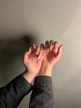 ネイル nagaoフィルイン パラジェル長さだしのネイルデザイン