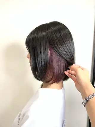 カラー YUDU🍊 germe/ジェルムのヘアスタイル