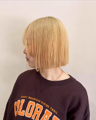 ショート ボブ/透明感カラー 🧸YUI❤️のヘアスタイル