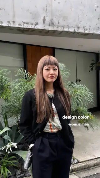 ロング 山田 綾乃/メンズカットのヘアスタイル