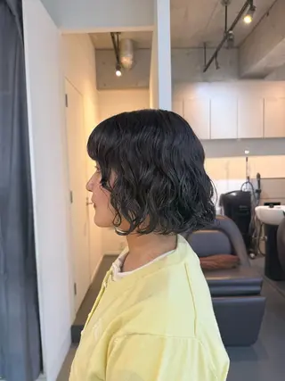 ミディアム スパイラルパーマ /神野のヘアスタイル