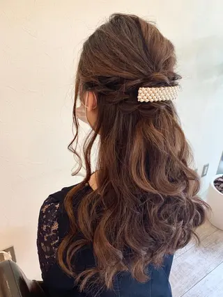 ロング ヘアアレンジ SHANTi 飯塚 ヘアセット/髪質改善のヘアスタイル