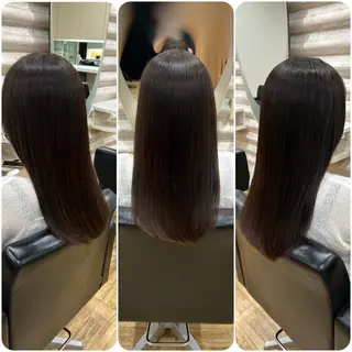 ロング 『艶髪』で印象が激変 ！髪質改善専門KONのヘアスタイル