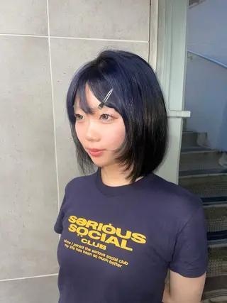 カラー HARUNA/原宿/ デザイン/カットのヘアスタイル