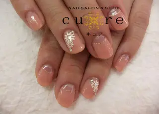 ショート ネイル ネイルサロン Cureのネイルデザイン