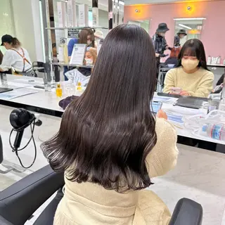 カラー 愛され暖色♥️モテ 艶髪♥️りなのヘアスタイル