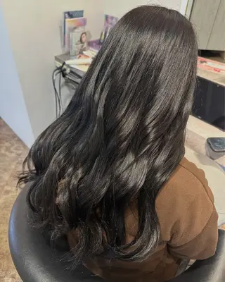 ミディアム カラー ✂️無料カットモデル ✂️佐々木悠月のヘアスタイル