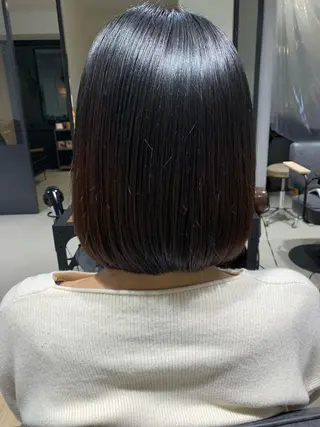 ミディアム カラー 吉成 祐南のヘアスタイル