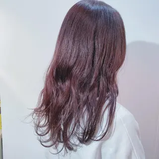 ミディアム カラー 新宿/韓国風レイヤー 髪質改善/渋谷直樹のヘアスタイル