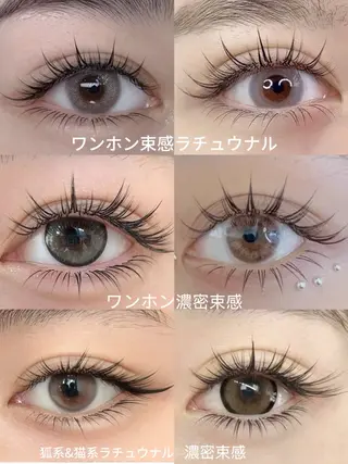 マツエク・マツパ A.MEYELASH SALON大久保店のマツエク・マツパデザイン