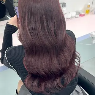 ロング カラー みう/仙台/暖色/ 艶髪/顔周りカット/のヘアスタイル