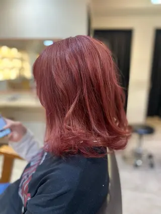 セミロング カラー ヨシダ フミノリのヘアスタイル