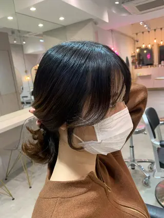 ミディアム sajou【上野】所属・🩶艶髪ヘア/ 。。のヘアスタイル