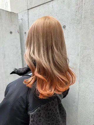 ミディアム カラー 🍇おぐら めぐみ🍇のヘアスタイル