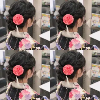 ミディアム ヘアアレンジ 🌷MAYU 🌷のヘアスタイル